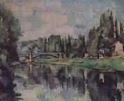 Paul Cezanne Bridge over the Marne oil painting artist
